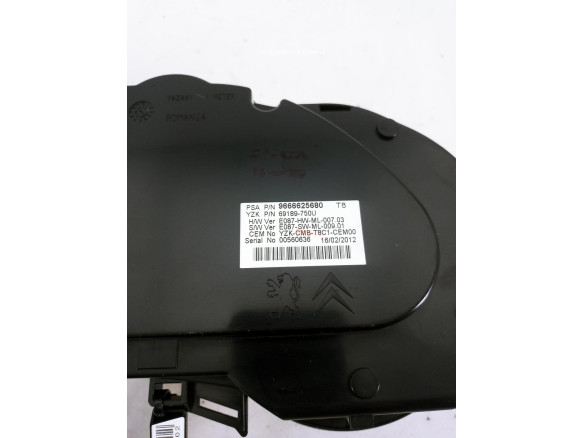 9666625680 CUADRO INSTRUMENTOS PEUGEOT 5008 |Desguaces La Cabaña