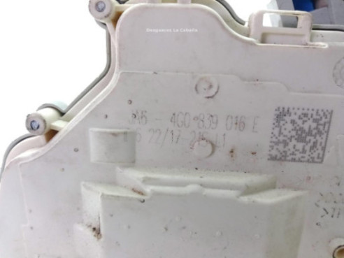 4G0839016E CERRADURA PUERTA LAT TRA DER AUDI A3 Sportback (8VA, 8VF) |Desguaces La Cabaña