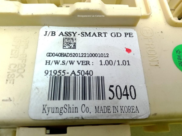  91955A5040 CAJA FUSIBLES INTERIOR (BSI) HYUNDAI i30 (GD) |Desguaces La Cabaña