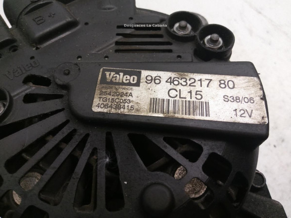 9646321780 ALTERNADOR CITROEN JUMPY (U6U) |Desguaces La Cabaña
