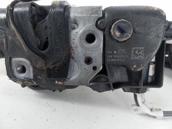 16942676 CERRADURA PUERTA LAT DEL IZQ PEUGEOT 5008 II |Desguaces La Cabaña