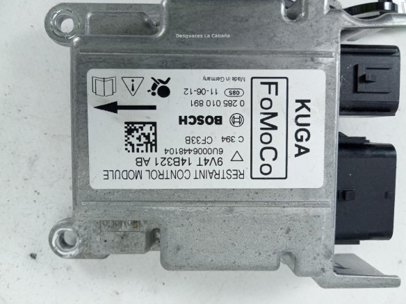 9V4T14B321AB CENTRALITA AIRBAG FORD KUGA I |Desguaces La Cabaña
