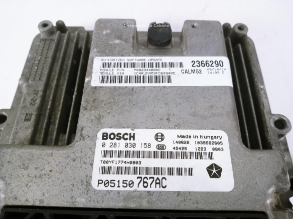 2366290 CENTRALITA MOTOR JEEP GRAND CHEROKEE IV (WK, WK2) |Desguaces La Cabaña