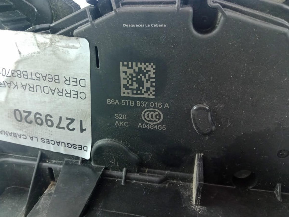 5TB837016A CERRADURA PUERTA LAT DEL DER SKODA KAROQ (NU7) |Desguaces La Cabaña