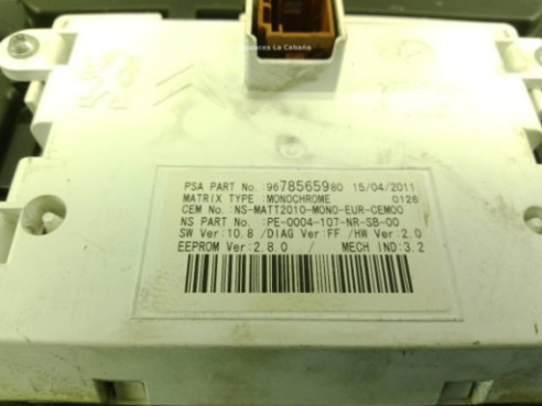 9878565980 CUADRO INSTRUMENTOS PEUGEOT 508 SW |Desguaces La Cabaña