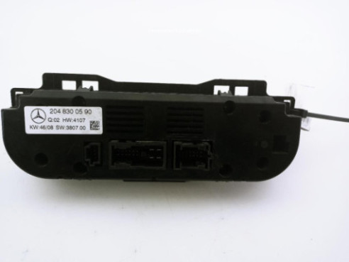 2048300590, MANDO CLIMA MERCEDES BENZ CLASE C (W204) |Desguaces La Cabaña