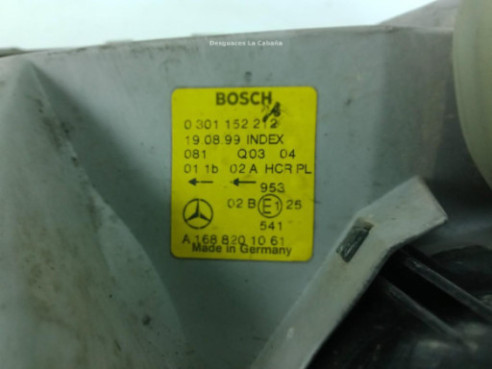 A1688201061 FARO DERECHO MERCEDES BENZ CLASE A (W168) |Desguaces La Cabaña