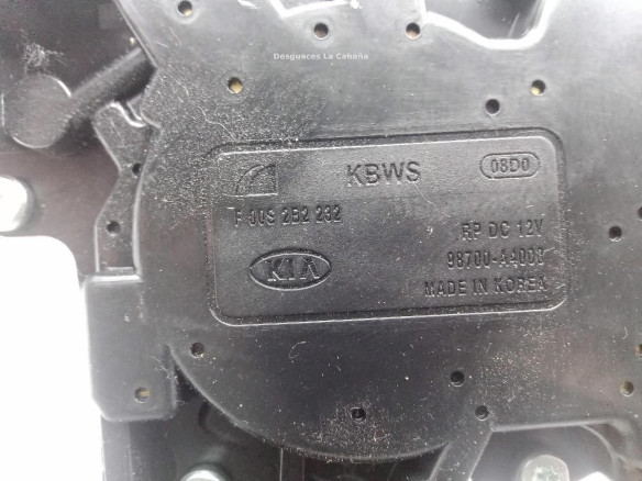 98700A4000 MOTOR LIMPIAPARABRISAS TRA KIA CARENS IV |Desguaces La Cabaña