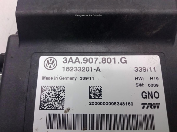 3AA907801G MODULO ELECTRONICO 6 VW PASSAT Variant (365) |Desguaces La Cabaña