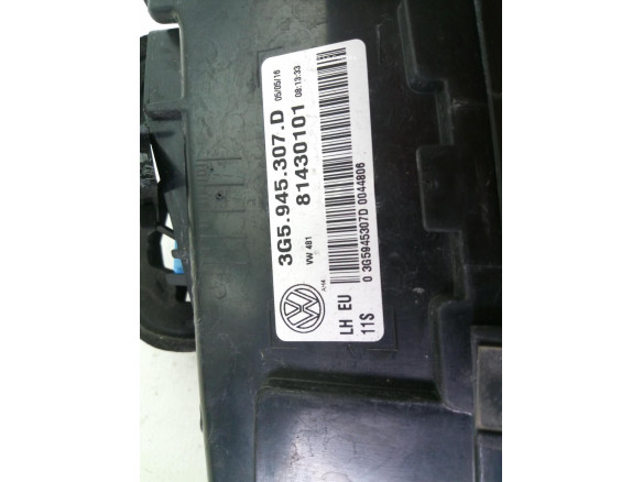 3G5945307D  PILOTO TRA IZQ INT VW PASSAT (3G2) |Desguaces La Cabaña