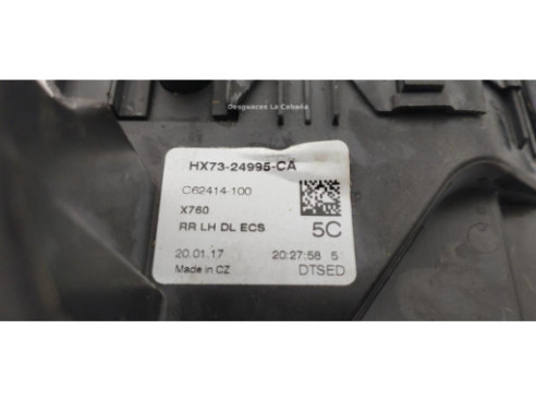 HX7324995CA CERRADURA PUERTA LAT TRA IZQ JAGUAR XE (X760) |Desguaces La Cabaña