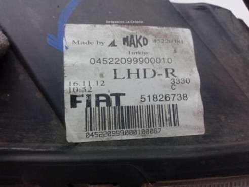 51826738 FARO DERECHO FIAT LINEA (323_, 110_) |Desguaces La Cabaña