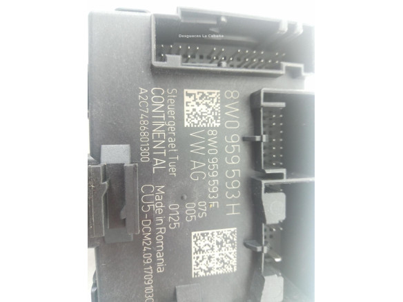 8W0959953H CENTRALITA PUERTA AUDI A4 (8W2, B9) |Desguaces La Cabaña