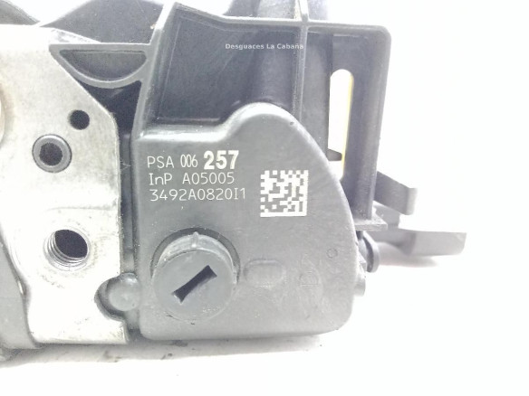 3492A0820I1 CERRADURA PUERTA LAT DEL DER PEUGEOT 508 |Desguaces La Cabaña
