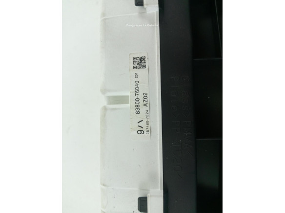 8380076040 CUADRO INSTRUMENTOS LEXUS CT (ZWA10_) |Desguaces La Cabaña
