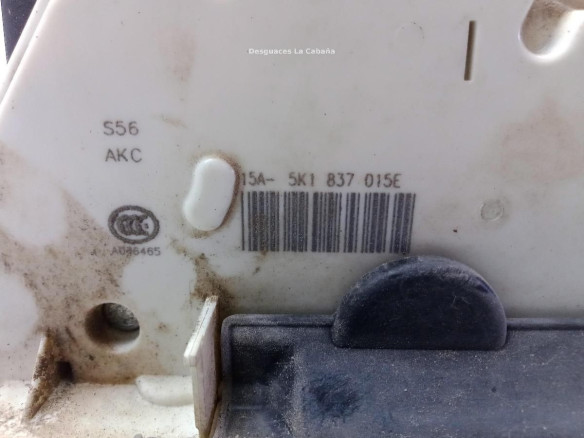 5K1837015E CERRADURA PUERTA LAT DEL IZQ SEAT LEON (5F1) |Desguaces La Cabaña