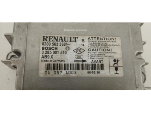820563368 CENTRALITA AIRBAG RENAULT CLIO III (BR0/1, CR0/1) |Desguaces La Cabaña