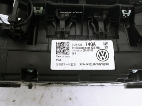 2G0920740A CUADRO INSTRUMENTOS VW POLO (AW1, BZ1) |Desguaces La Cabaña