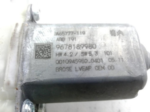 9678189980 ELEVALUNAS PUERTA LAT TRA DER PEUGEOT 308 II |Desguaces La Cabaña