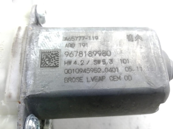 9678189980 ELEVALUNAS PUERTA LAT TRA DER PEUGEOT 308 II |Desguaces La Cabaña