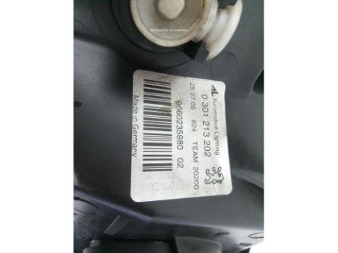 9660235980 FARO DERECHO PEUGEOT 407 (6D_) |Desguaces La Cabaña