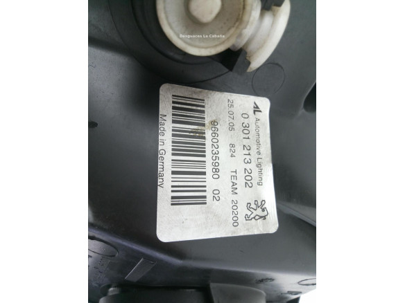 9660235980 FARO DERECHO PEUGEOT 407 (6D_) |Desguaces La Cabaña