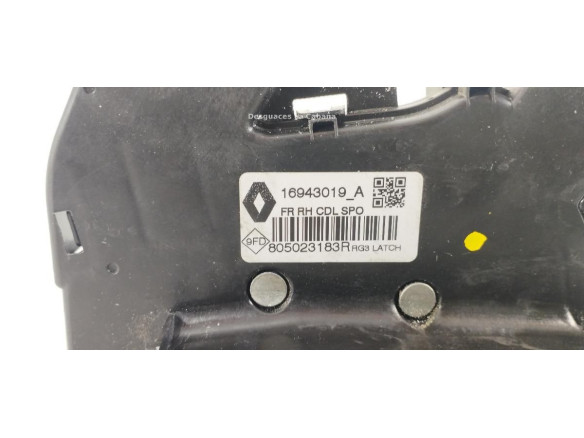 805023183R CERRADURA PUERTA LAT DEL DER RENAULT MEGANE IV (B9A/M_) |Desguaces La Cabaña