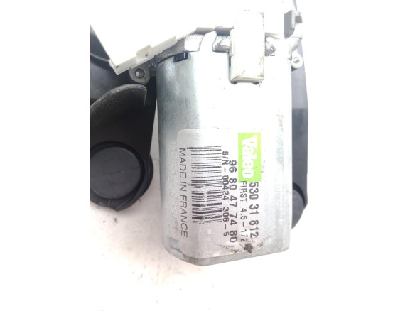 9680477480 MOTOR LIMPIAPARABRISAS TRA CITROEN C4 II (B7) |Desguaces La Cabaña