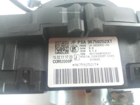 96759252XT MANDO COMPLETO CITROEN C4 II (B7) |Desguaces La Cabaña