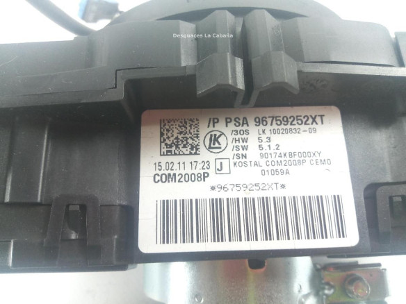 96759252XT MANDO COMPLETO CITROEN C4 II (B7) |Desguaces La Cabaña
