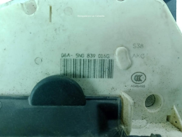 5N0839016G CERRADURA PUERTA LAT TRA DER VW TIGUAN (5N_) |Desguaces La Cabaña