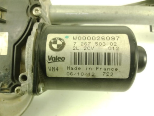 726750302 MOTOR LIMPIAPARABRISAS DEL BMW 3 (F30, F80) |Desguaces La Cabaña