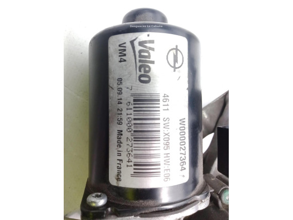 W000027364 MOTOR LIMPIAPARABRISAS DEL IZQ OPEL ZAFIRA TOURER C (P12) |Desguaces La Cabaña