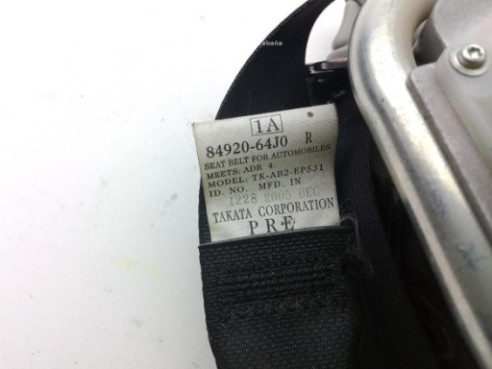 8492064J0 CINTURON DEL DER SUZUKI GRAND VITARA II (JT, TE, TD) |Desguaces La Cabaña