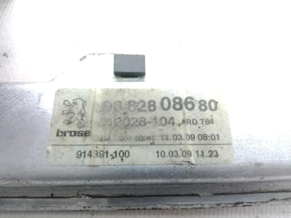 9682808680 ELEVALUNAS PUERTA LAT TRA DER PEUGEOT 3008 Limusina (0U_) |Desguaces La Cabaña