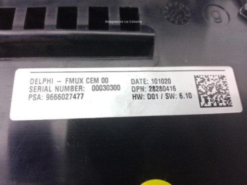 9666027477 MANDO CLIMA CITROEN C4 II (B7) |Desguaces La Cabaña