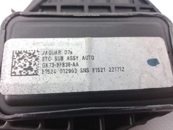 GX739F836 POTENCIOMETRO ACELERADOR JAGUAR XE (X760) |Desguaces La Cabaña