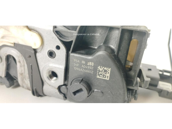 006263, 9800626380 CERRADURA PUERTA LAT TRA DER PEUGEOT 508 |Desguaces La Cabaña