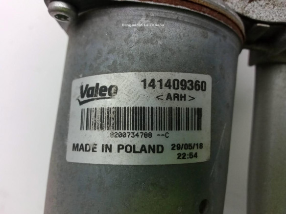 141409360 MOTOR LIMPIAPARABRISAS DEL NISSAN NV400 Furgón (X62, X62B) |Desguaces La Cabaña