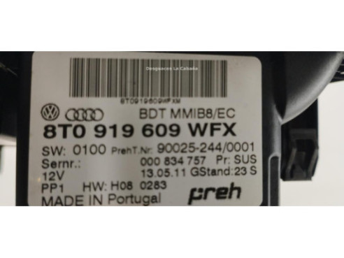 8T0919609WFX MANDO MULTIMEDIA AUDI A5 (8T3) |Desguaces La Cabaña