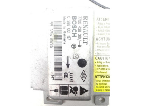 7700428310B, CENTRALITA AIRBAG RENAULT CLIO II (BB_, CB_) |Desguaces La Cabaña