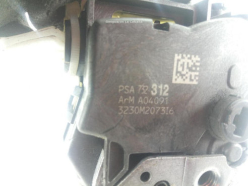 3230M2073I6 CERRADURA PUERTA LAT DEL DER CITROEN DS3 |Desguaces La Cabaña