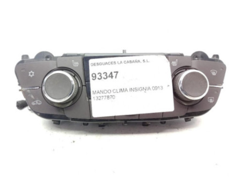 13277870 MANDO CLIMA OPEL INSIGNIA A (G09) |Desguaces La Cabaña