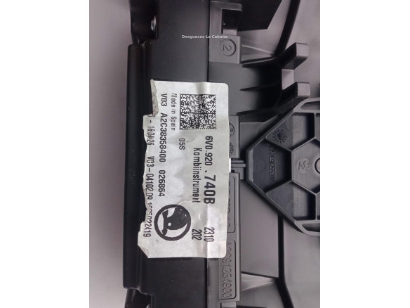 6V0920740B CUADRO INSTRUMENTOS SKODA FABIA III (NJ3) |Desguaces La Cabaña