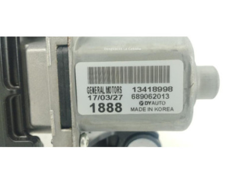 MOTOR LIMPIAPARABRISAS TRA OPEL ASTRA K (B16) |Desguaces La Cabaña