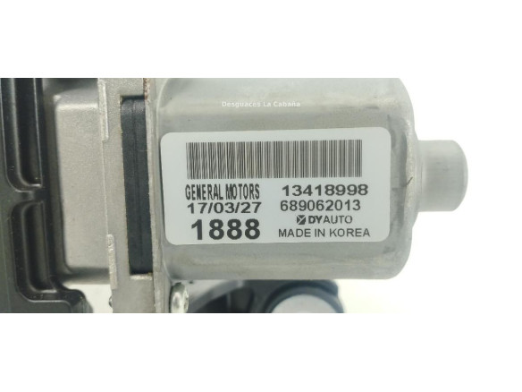 MOTOR LIMPIAPARABRISAS TRA OPEL ASTRA K (B16) |Desguaces La Cabaña