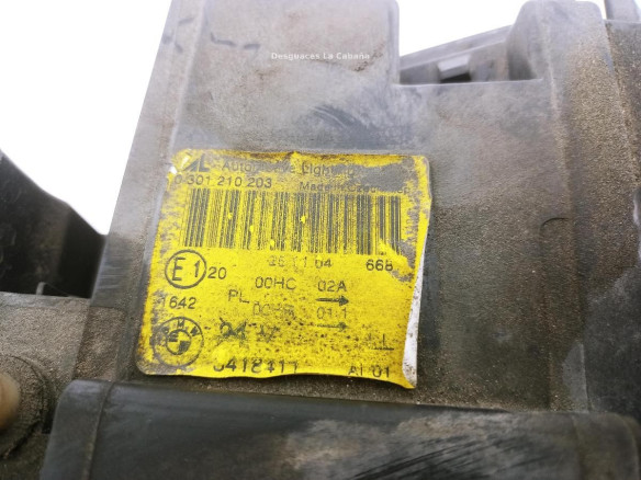 63126923855 FARO DERECHO BMW X3 (E83) |Desguaces La Cabaña