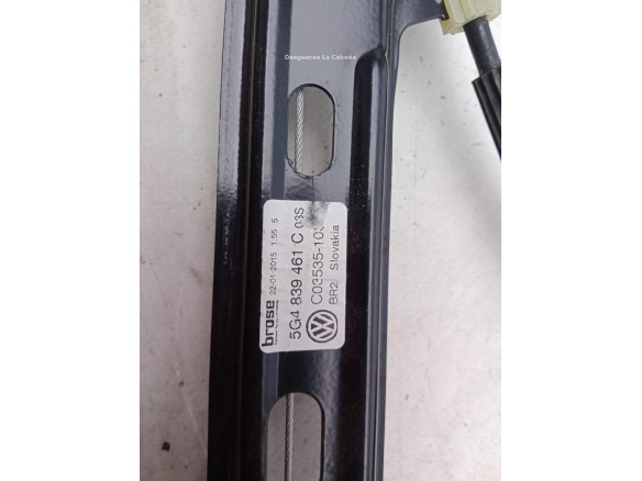 ELEVALUNAS PUERTA LAT TRA IZQ VW GOLF VII (5G1, BQ1, BE1, BE2) |Desguaces La Cabaña
