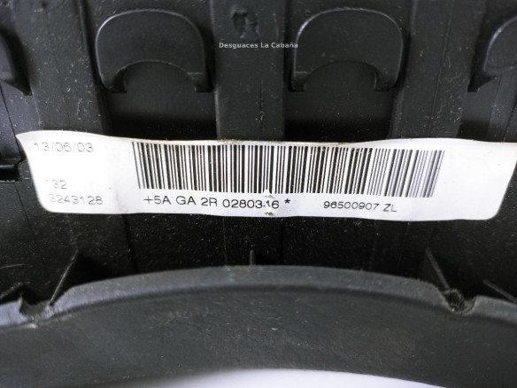96500907ZL AIRBAG IZQ PEUGEOT 406 (8B) |Desguaces La Cabaña
