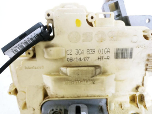 3C4839016A CERRADURA PUERTA LAT TRA DER AUDI Q7 (4LB) |Desguaces La Cabaña